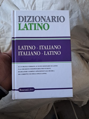 Dizionario latino - dizionario,