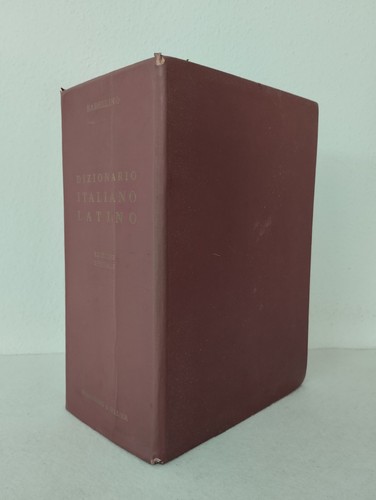 Dizionario italiano latino - latino, /