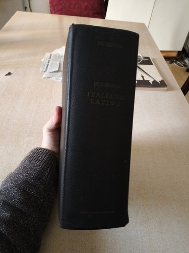 Dizionario italiano latino - italiano,