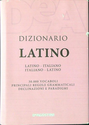 Dizionario latino de - aa.vv.,