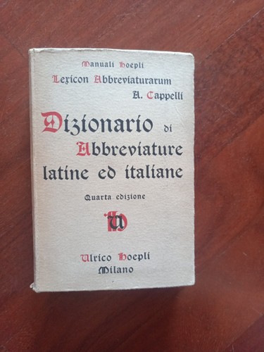 Manuali hoepli dizionario - (l),