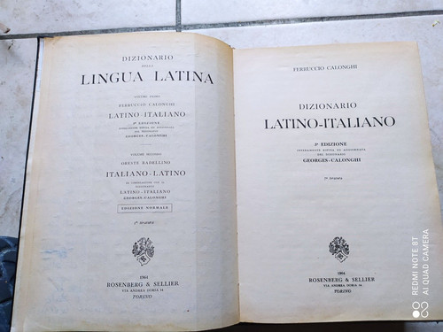 Dizionario latino italiano - dizionario,