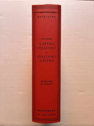 Dizionario latino calonghi - dizionario,