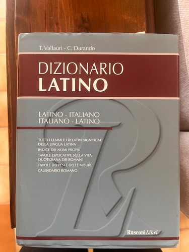Dizionario latino per - dizionario, di