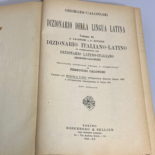 Dizionario della lingua latina - dizionario,