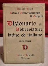 Cappelli DIZIONARIO DI