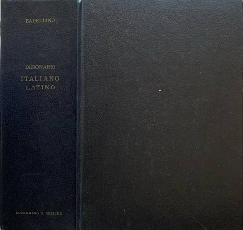 Dizionario italiano latino in - dizionario,