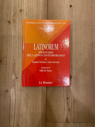 Latinorum dizionario del - latinorum, -dizionario