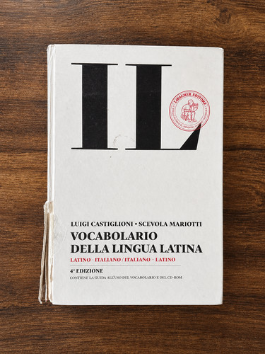Dizionario latino copertina - dizionario,