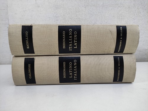 Dizionario italiano latino - italiano,