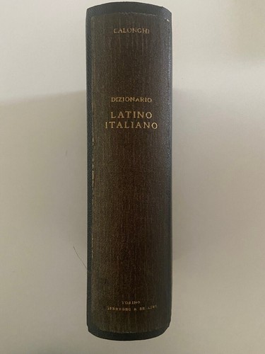 Dizionario latino italiano - latino,