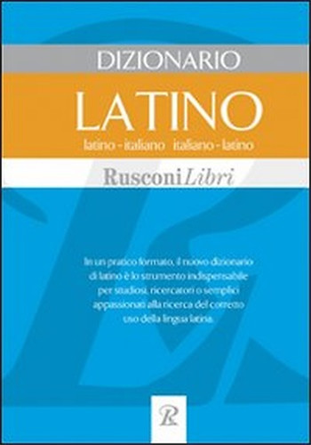 Dizionario latino - -,