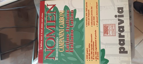 Dizionario italiano latino - italiano,