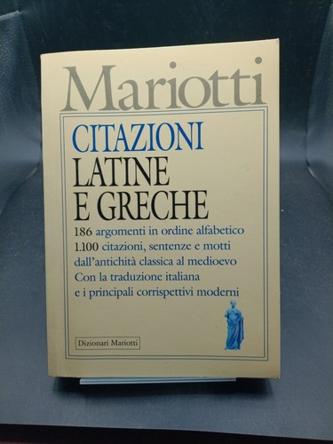 Dizionario citazioni latine - di,