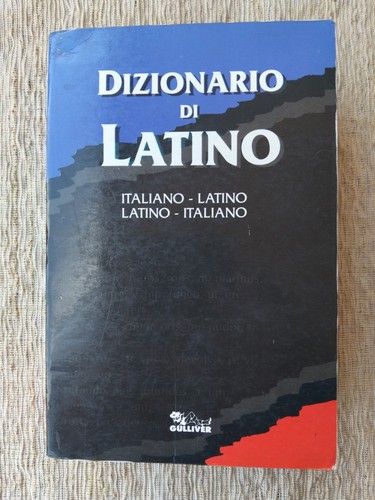 Dizionario latino edizione - di,